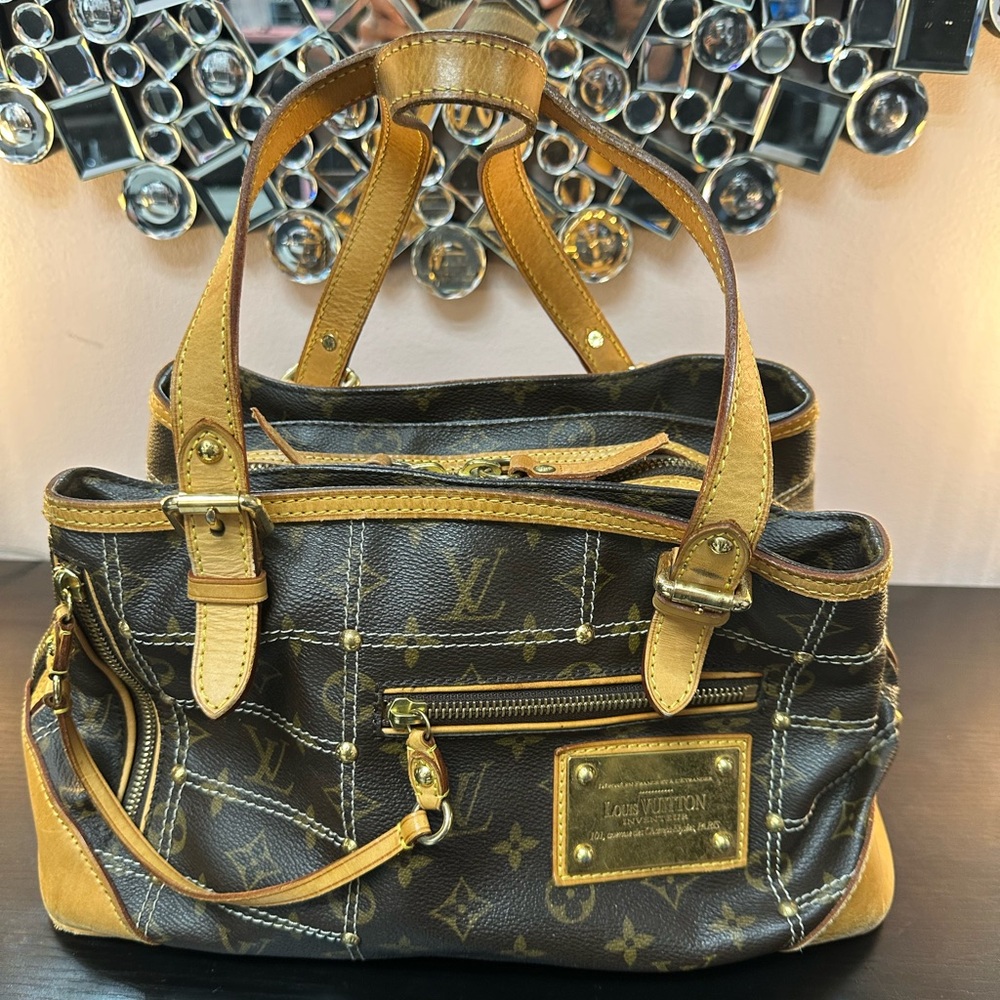 Louis Vuitton Brown Monogram Tote Bag